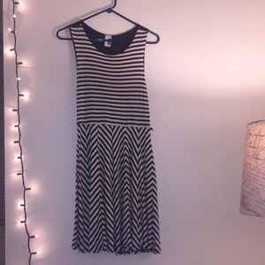 Black and white sun dress